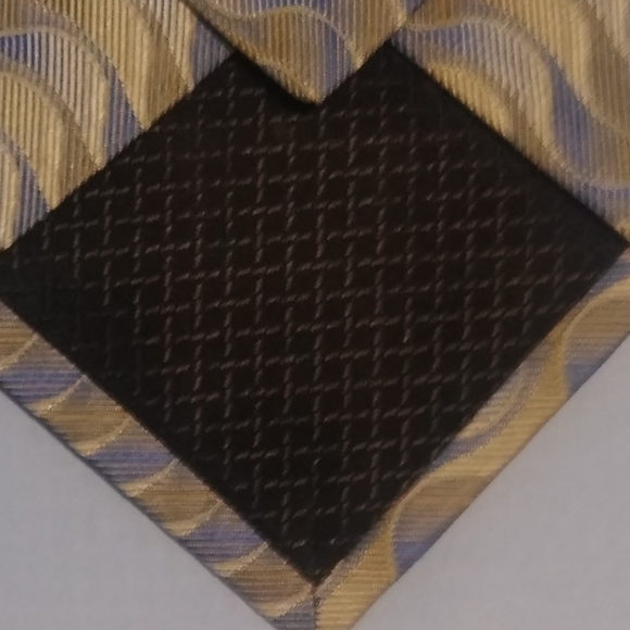 Stefano Conti blue, gray men's necktie - Picture 5 of 7